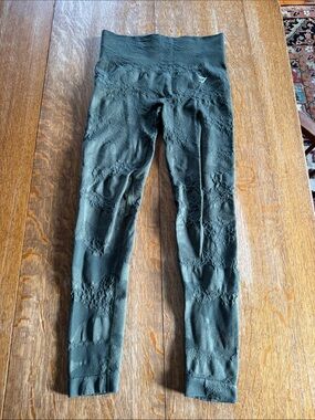 Gymshark Seamless High-Waist Leggings in Dark Green